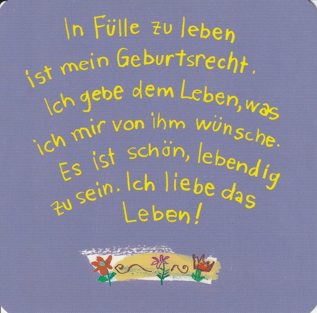 Affirmationskärtchen von Louise Hay